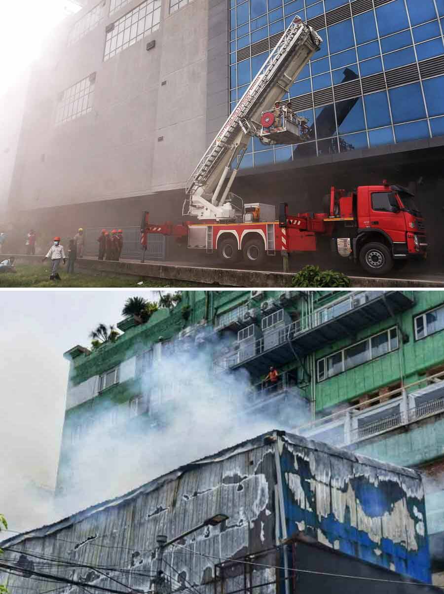 A fire broke out at 1 Camac Street on Tuesday morning. Just three days on, a fire broke out on the third floor of Acropolis Mall on the busy Rashbehari connector around Friday noon. The mall has been shut till further notice  