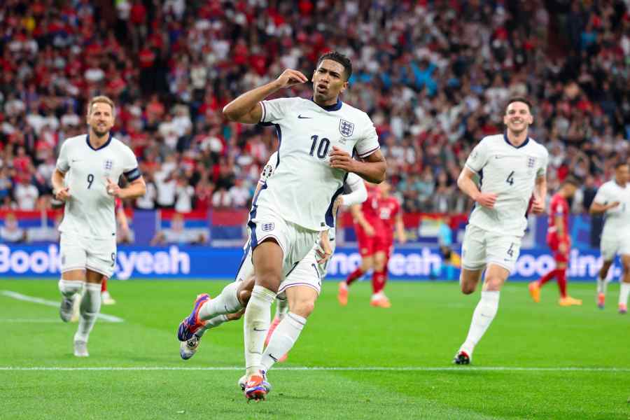 UEFA Euro 2024 Jude Bellingham's goal secures England a 10 win