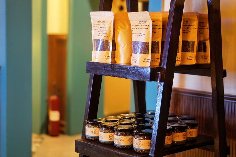 If you’re a coffee lover, then Pico also has all the merch for you to brew your own cuppa at home. There are four varieties of Arabica coffee sourced from estates in Chikmagalur (Karnataka) and Yercaud (Tamil Nadu) along with different coffee press equipment, bamboo tumbles and more. ‘We have 100 gm pouches and jars of coffee and only sell what we use because we believe in quality over quantity,’ said Prateek. You can also buy different kinds of house-made bread
