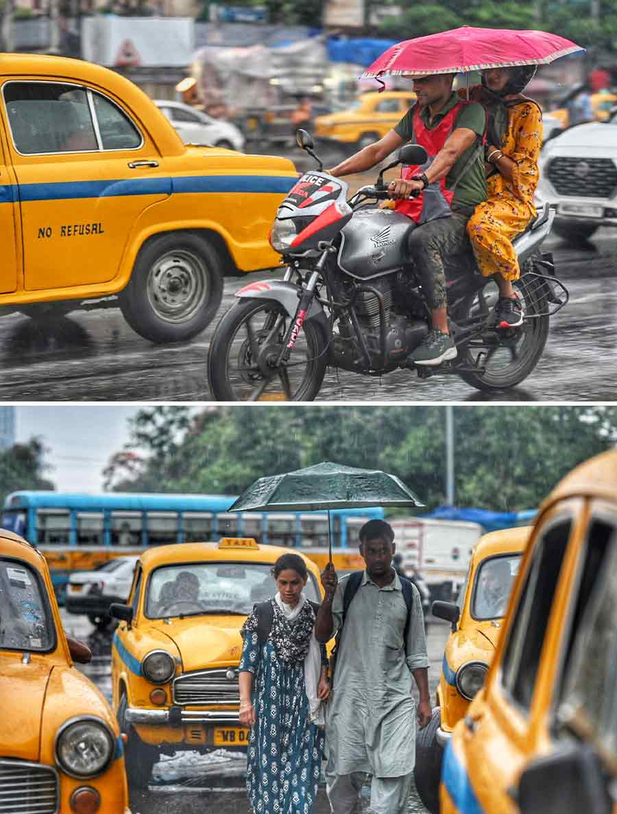 Kolkata was finally blessed with rain on Thursday after a long and sweltering wait. The city recorded around 2.4mm rainfall till evening   