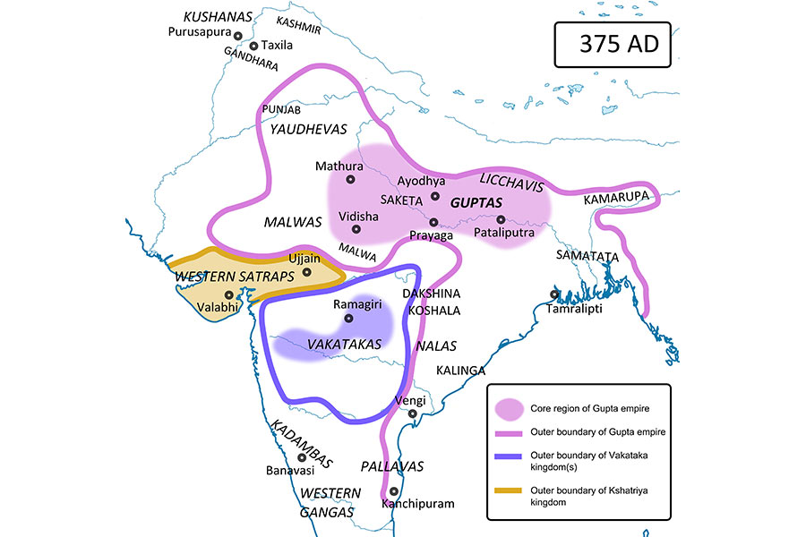 A map showing ancient Tamralipta.