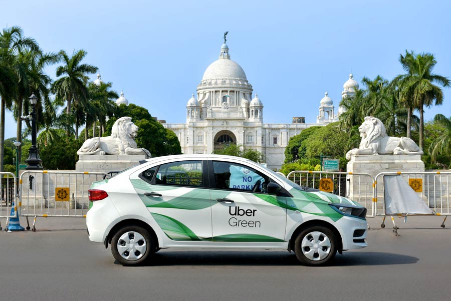 Uber on Thursday announced the launch of its global flagship electric vehicle service, Uber Green, in Kolkata  