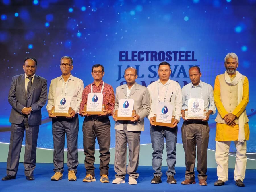 Electrosteel Castings Ltd, a water infrastructure company and pipeline solutions provider, hosted the second edition of Electrosteel Jal Sevak Samman 2024 on Sunday. G Asok Kumar, director general, National Mission for Clean Ganga (NMCG) and The Rain Man of India, and Uma Shankar Pandey, popularly known as Pani Ke Pehredar in the villages of Uttar Pradesh for his initiative in groundwater contribution, were among those present  