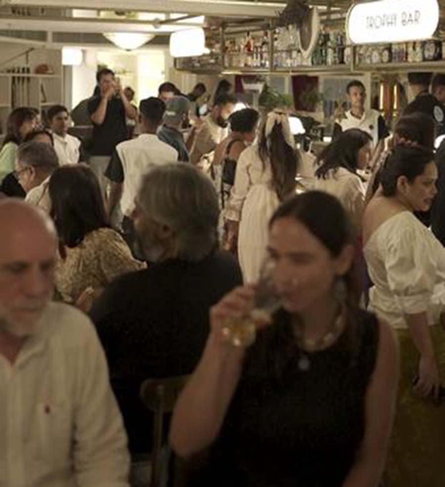 The premises were packed with people clamouring for a taste of Tell Camellia