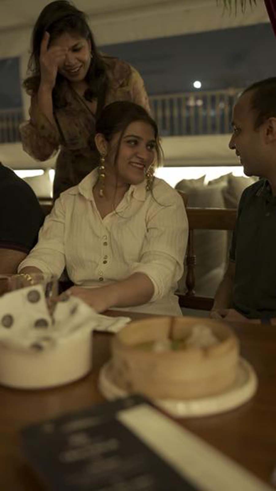 Designer Neha Gandhi Binjrajka dropped in for a few sips