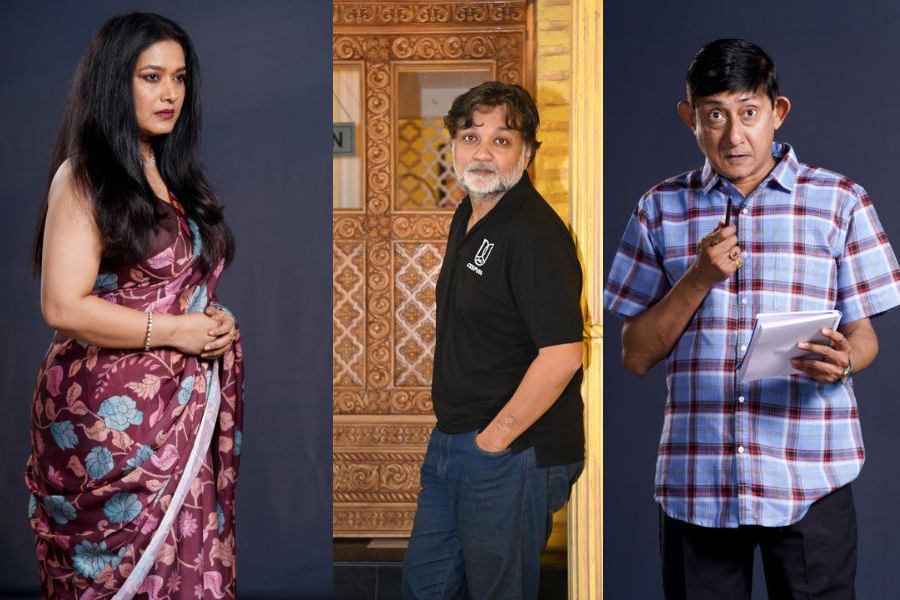 (L-R) Ananya, Srijit and Kanchan