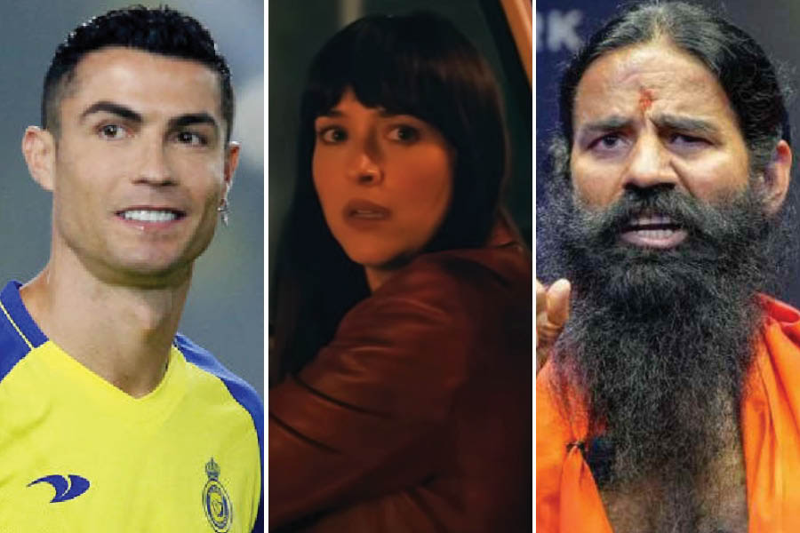 (L-R) Cristiano Ronaldo and his groin, Dakota Johnson’s press interviews, Ramdev’s unique fast, and more in this week’s satirical wrap-up
