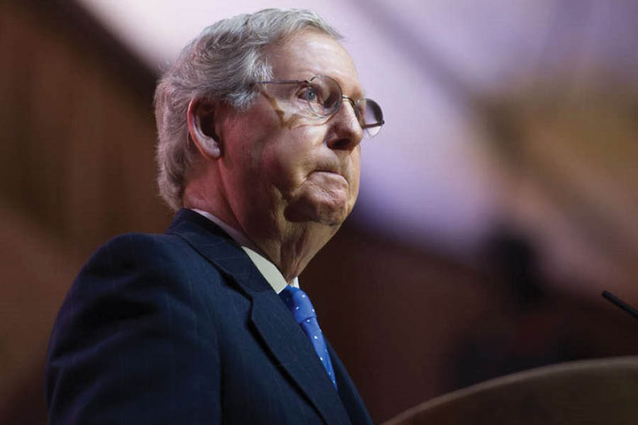 Mitch McConnell confirms that his facial expressions are a result of serial constipation