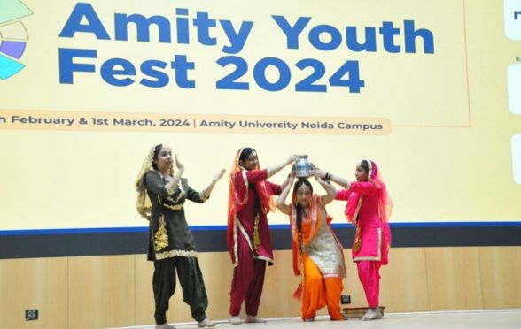 Folk Performance by Students at Amity Youth Festival-2024