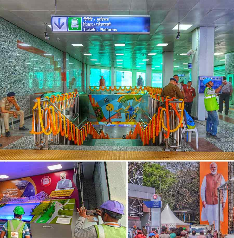 Preparations are in full swing for the East-West Metro inauguration to be held on March 6. Prime minister Narendra Modi will be in the city to inaugurate the underwater Howrah Maidan-Esplanade Metro line 