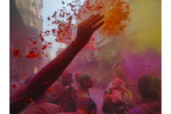 Colours of Festival captured by Ayush Shil, Dr. Sudhir Chandra Sur Institute of Technology and Sports Complex, Third prize winner