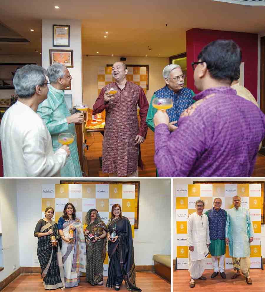 The members of Calcutta Malt and Spirits Club and their spouses had a gala time at Oh! Calcutta over food and drinks, and as expected many toasts were raised