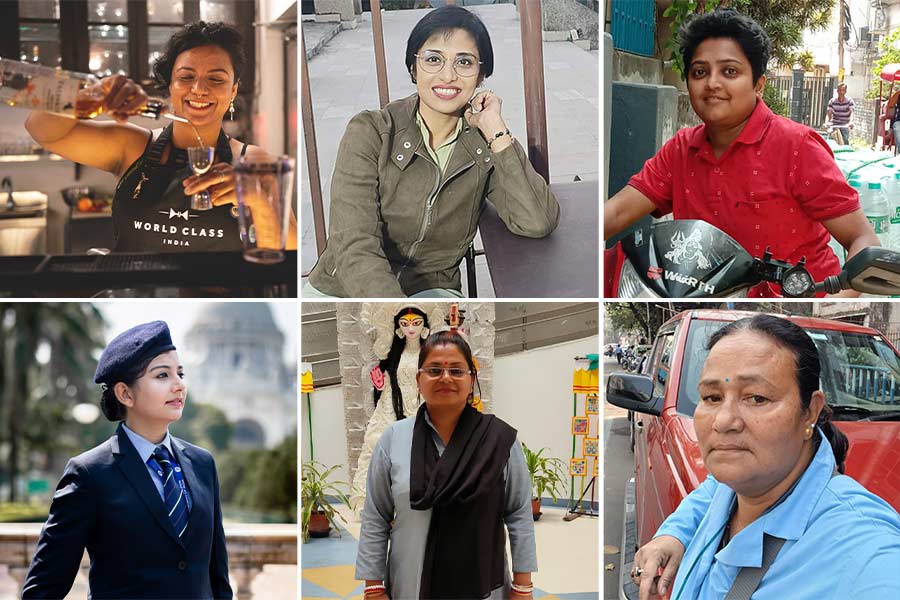Ipsita, Santi, Champa, Rupa, Anjali and Taniya – spunky women challenging norms in traditionally male-dominated professions