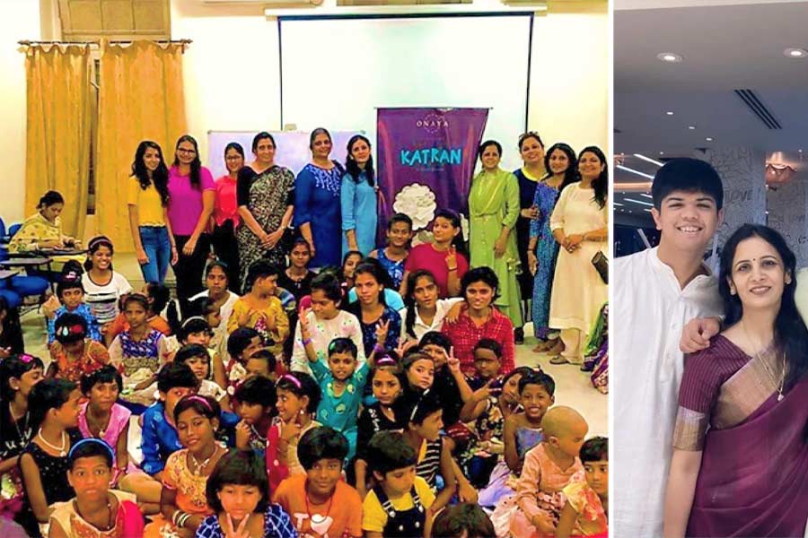 Tanay Jain and Vandana Jain’s Onaya Foundation is using sustainable fashion to bring smiles to children across the city through their project Katran