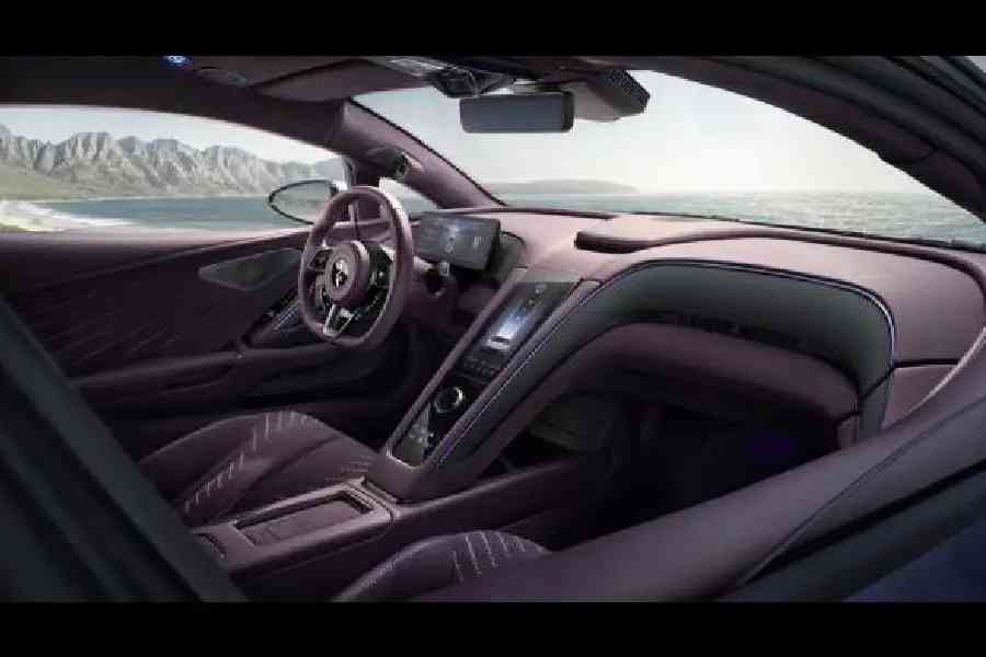 The cabin is stylish and minimal with the driver getting cockpit-like seating