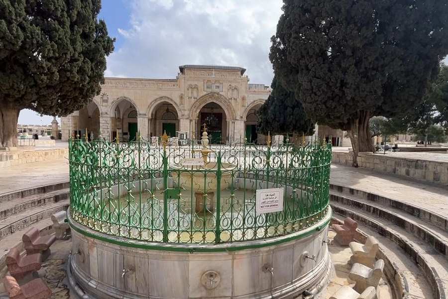 The Al-Aqsa Mosque on the Haram al-Sharif (Noble Sanctuary) is one of the holiest sites for Muslims in East Jerusalem's Old City. For Jews the area is known as the Temple Mount