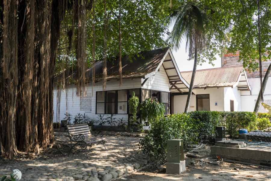 The birthplace of author Gabriel Garcia Marquez, now a museum, in Aracataca, Colombia, on March 6, 2024. The legacy of the global literary titan and Colombia’s most famous author has helped transform the small mountain town of Aracataca, where he was born.