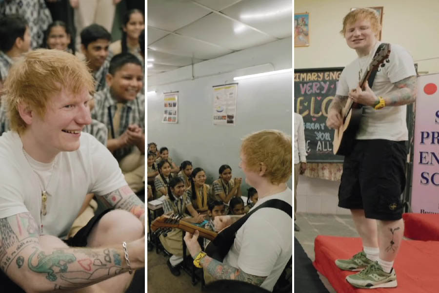 Ed Sheeran is already winning hearts in Mumbai!