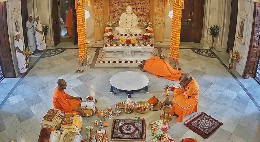 The 189th birth anniversary of Ramakrishna was celebrated on March 12 at Belur Math  