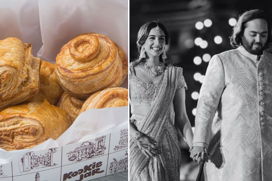 Kookie Jar goodies including their popular puffs were part of a grazing table at the pre-wedding celebrations of Anant Ambani and Radhika Merchant in Jamnagar