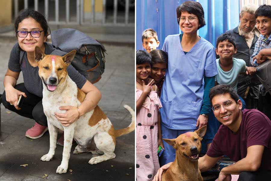 Sweta Sen (left), Reshmi Sensharma and Sankalpa Ghosh of Like A Dog Foundation built this non-profit from the ground up