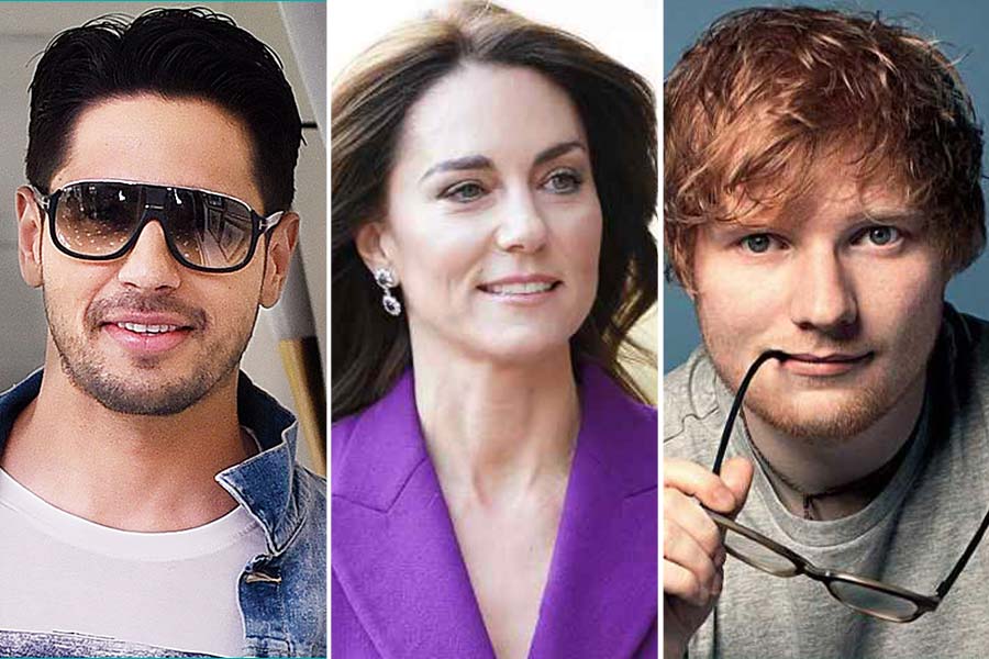 (L-R) Sidharth Malhotra on ‘Yodha’, Kate Middleton’s ‘edited’ photos, Ed Sheeran in Mumbai, and more in this week’s satirical wrap-up