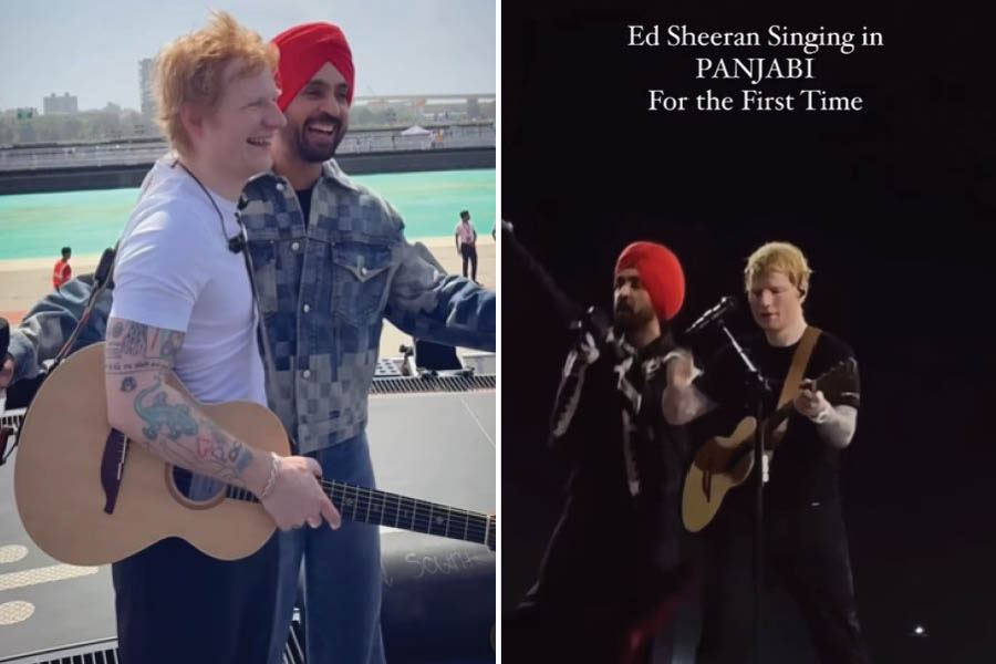 It happened! Ed Sheeran sang ‘Lover’ with Diljit Dosanjh in Punjabi