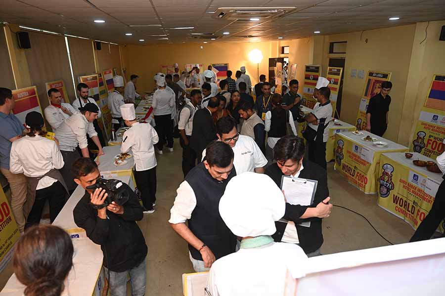 Celebrity chefs Sanjeev Kapoor, Ajay Chopra and Kunal Kapur judged the budding chefs, providing them invaluable feedback. ‘The students are in a very exciting space, where the industry is expanding exponentially. I’m overwhelmed to see so many countries coming together and giving their best in this competition,’ said Chopra