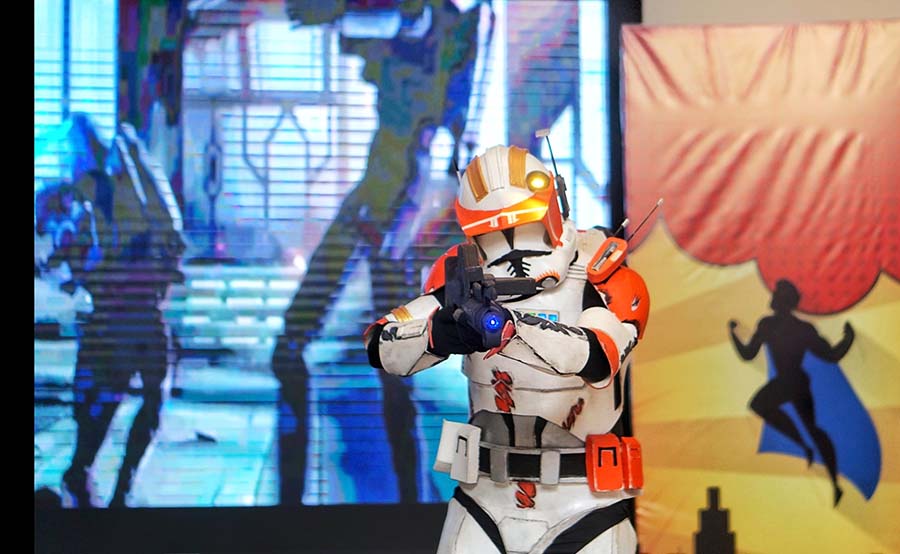The first runner-up was Subhankar Chakraborty who cosplayed Commander Cody from the Star Wars universe