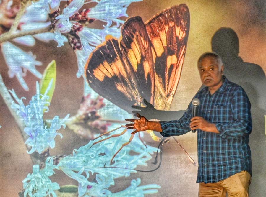 A lecture on “Why don't butterflies eat pizza?” was delivered by Judhajit Dasgupta at Birla Industrial and Technological Museum on the occasion of International Day of Forests   