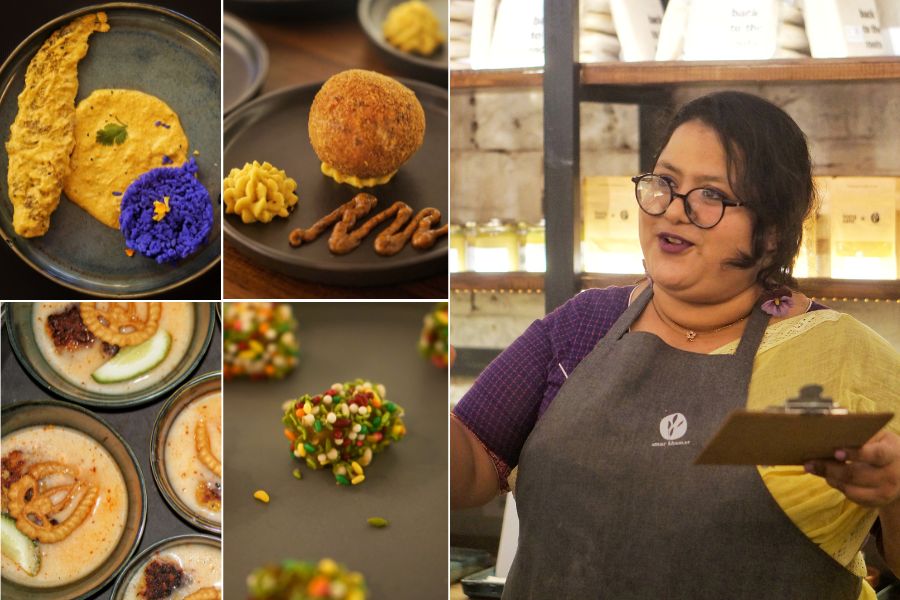 MasterChef India contestant Dyuti Banerjee created stories with a tapestry of flavours at ‘Basanta Alap’, her latest pop up with Amar Khamar at Annaja