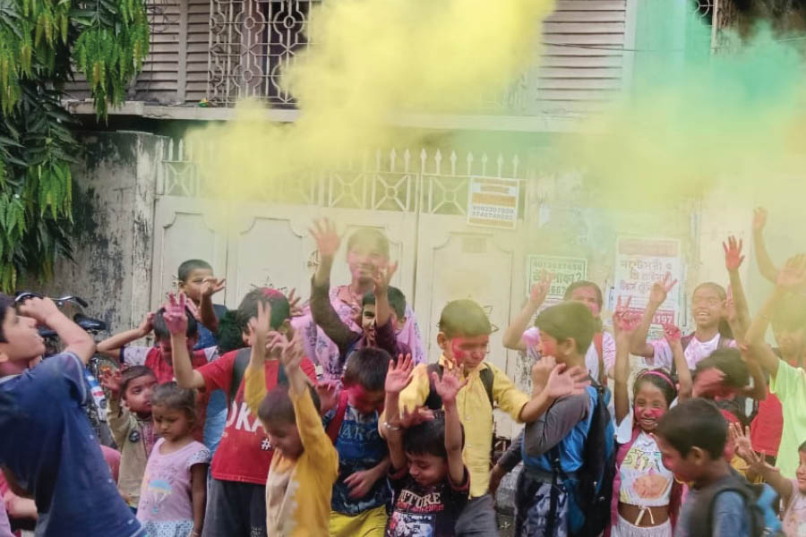 In pictures: Joy and smiles blur barriers of age and communities during Holi celebrations in and around Kolkata