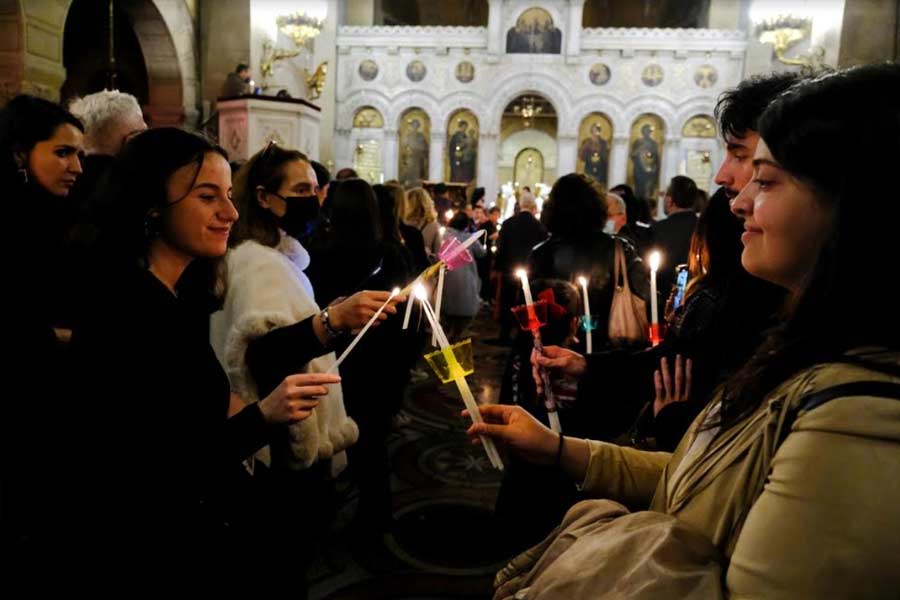 From the lighting of the Paschal Candle in church to painting Easter eggs — there are unique traditions involved with Easter, which marks the end of Lent
