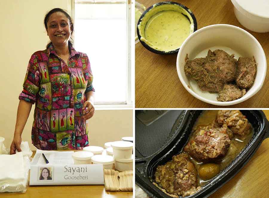 Sayani Sengupta of Gooseberi, which offers venue catering services, was among the most voted home chefs. She brought in the Holi spirit with Uttarakhand ki Bhang Wali Pork Kebab with Pahadi Chutney. Describing her dish, she said, ‘It is a kebab made with hemp seeds sourced directly from Kumaon. It is my ode to the month of Holi.’ She also served a Claypot Anchovy Butter Pork with Olives served with Parker House Rolls