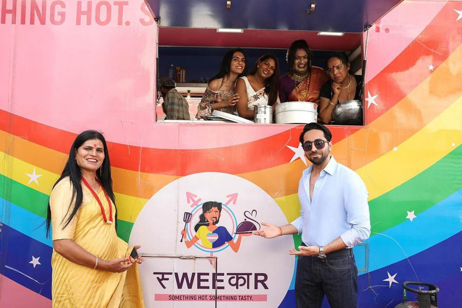 Ayushmann Khurrana inaugurates food truck to empower Chandigarh’s trans community