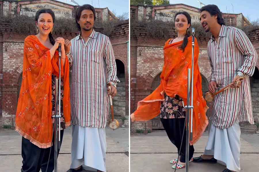 Parineeti Chopra Diljit Dosanjh And Parineeti Chopras Playful Banter In New Amar Singh 1821