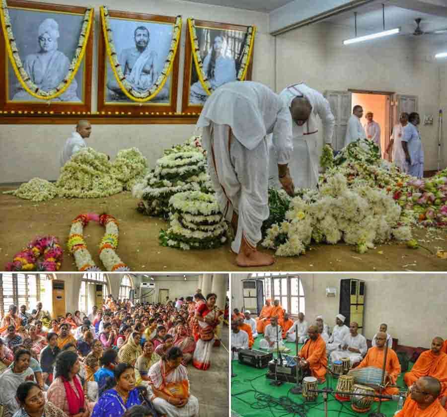 The president of Ramakrishna Math and Mission Swami Smaranananda Maharaj passed away on Tuesday at the age of 95. He was hospitalised since January 29 due to age-related ailments. His devotees visited Belur Math to pay their respects on Wednesday