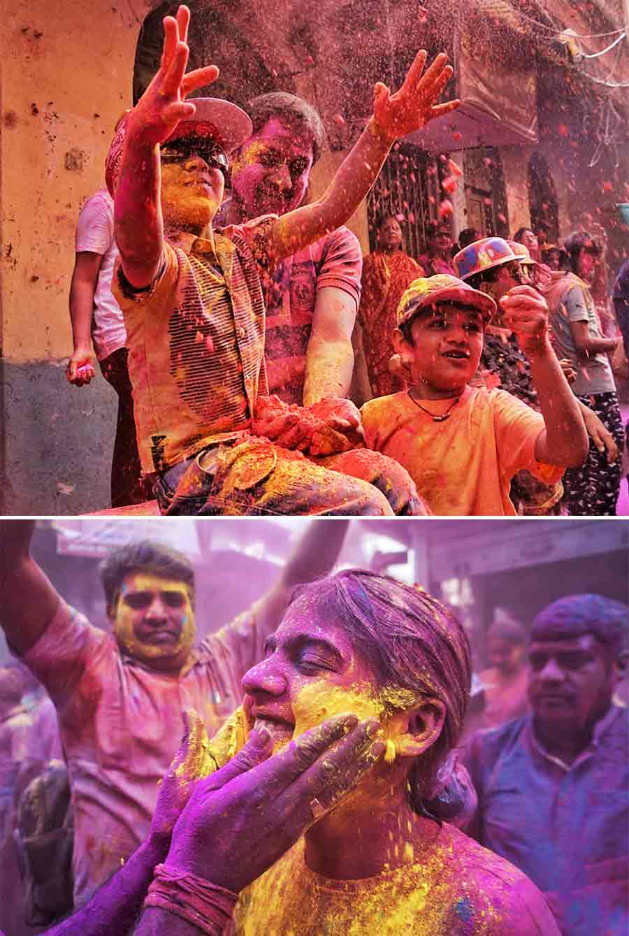 Immersing in Holi vibes, Kolkata was hued in colours on Monday 