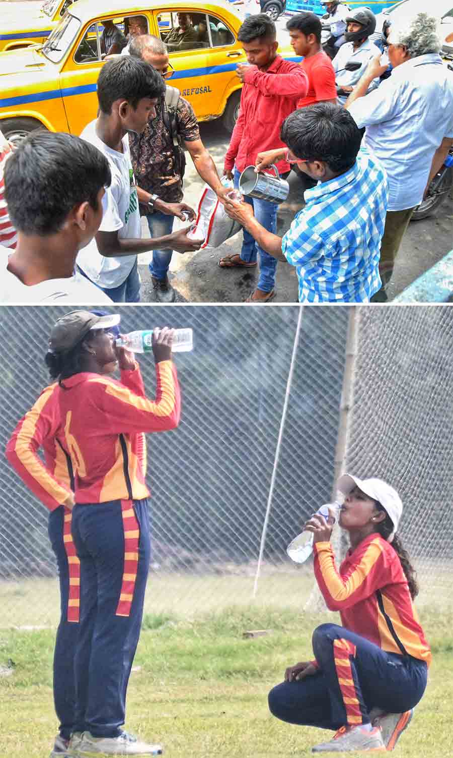 Even though many parts of West Bengal have been receiving rainfall in the last few days, Kolkata remains deprived since March 20. The maximum temperature was low with 39.2˚C 