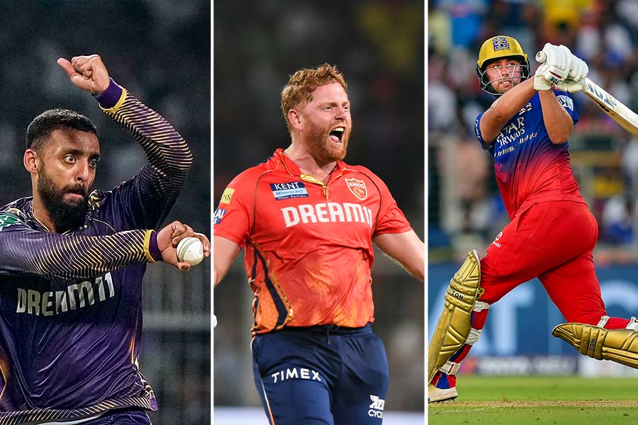 Varun Chakravarthy, Jonny Bairstow and Will Jacks are all included in the sixth team of the week for IPL 2024. Every XI can contain a maximum of four overseas players besides having no more than three players from a single franchise. Like last year, there is also an Impact Player to be chosen every week in addition to the starting XI
