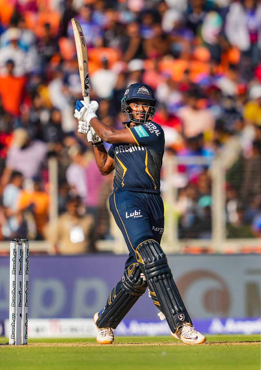 Sai Sudarshan (GT): His team may have eventually been outclassed by RCB on home soil on Sunday, but Sudarshan did his reputation no harm whatsoever with a characteristically punchy innings. Coming into bat at the end of the first over, the southpaw scored an unbeaten 84 off 49 balls, with eight fours and four sixes, the bulk of which came as part of a commanding 86-run stand with Shahrukh Khan