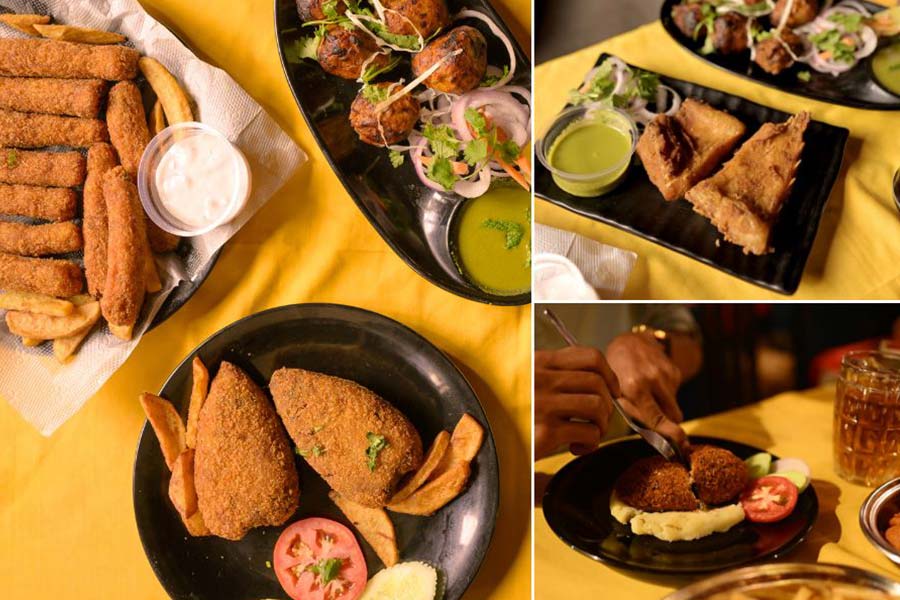 The menu has seen new additions but still features classic favourites, from fish fingers and cutlets to 'maachh bhaja'