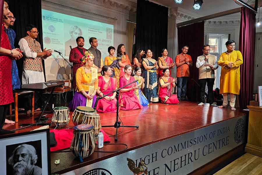 Rabindra Jayanti celebrations at London’s Nehru Centre on May 9.