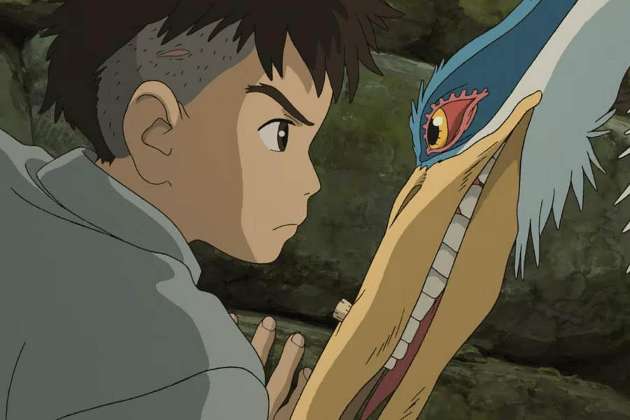 A still from The Boy and the Heron, currently running in theatres.