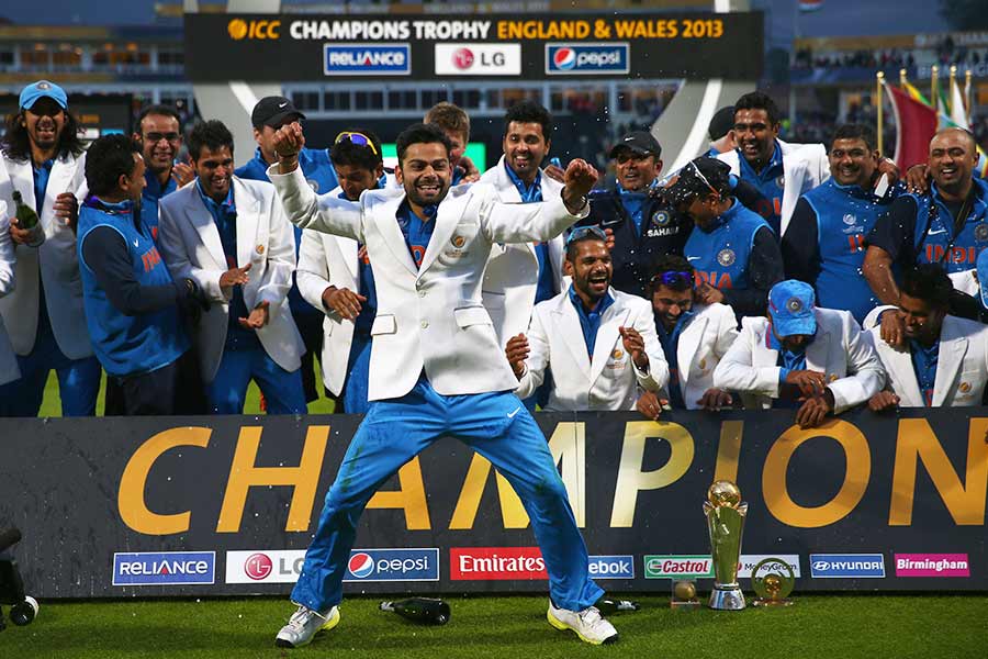 India’s last ICC championship came at the Champions Trophy in England in 2013