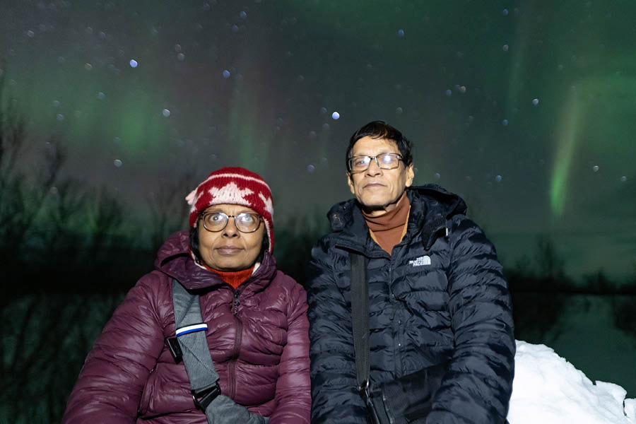 'In March this year, my parents went to Tromso as well, and they had lovely views of the Aurora Borealis'