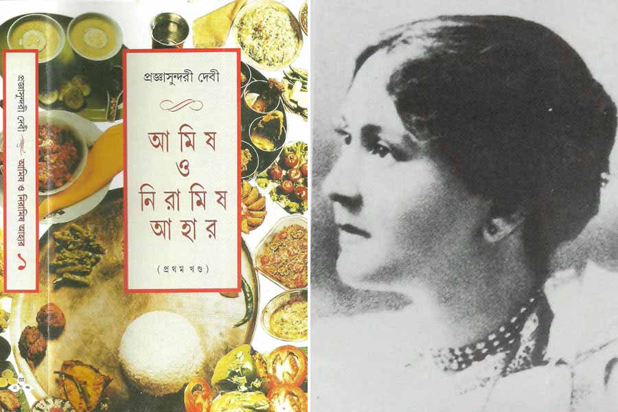 Pragyasundari Devi, daughter of Hemendranath Tagore (Tagore’s brother), documented the recipes of many Thakurbari members in her book, 'Aamish and Niramish Aahar'