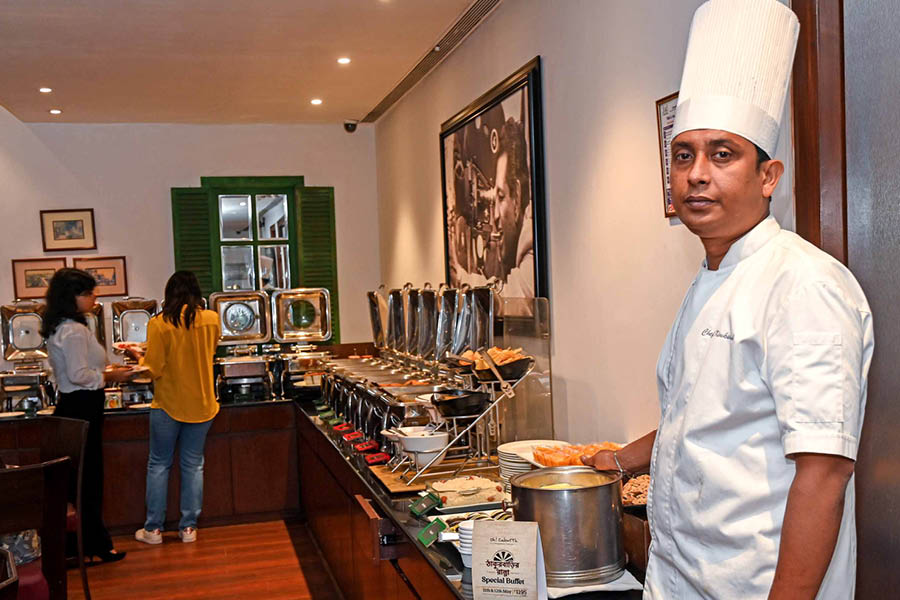 Chef Kingshuk Kundu at the event