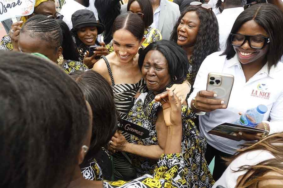 Meghan opened up about her Nigerian heritage during an interaction with the people.