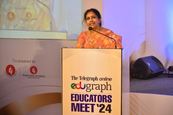 Professor Manoshi RoyChowdhury, Co-Chairperson of Techno India Group, echoed the sentiment, acknowledging the omnipresence of technology while reaffirming the irreplaceable essence of human teachers.